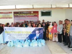 Dalam Rangka Mempererat Dengan Masyarakat dan Mendukung Kesejahteraan Sosial Lapas Tanjung Balai Asahan Bagikan 750 Paket Bantuan