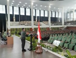 Pangdam IM Berikan Pengarahan kepada ribuan Personel TNI, PNS, dan Persit di Banda Aceh.