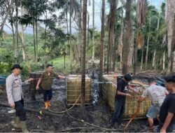 Jajaran Polres Lhokseumawe Berhasil Ungkap Kasus Dugaan Eksploitasi Sumur Minyak Mentah Ilegal