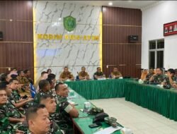 Konsolidasi Pengawalan Program Swasembada Pangan Melalui Rakor LTT di Makodim 0104/Atim