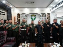 Pangdam Iskandar Muda Terima Audiensi Ketua Pengadilan Tinggi Banda Aceh.
