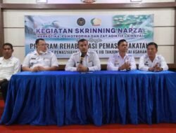 Kalapas Tanjung Balai Asahan Resmi Membuka Kegiatan Skrining Napza.