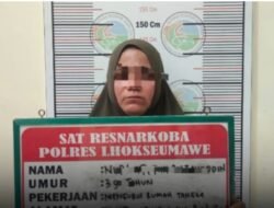Satresnarkoba Polres Lhokseumawe Berhasil Amankan Seorang IRT Beserta Barang Bukti 9,14 Gram Sabu