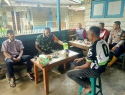 Nikmati Kopi dan Cerita, Babinsa dan Bhabinkamtibmas Serasa di Kampung Halaman