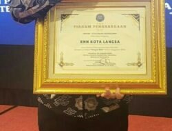 BNN Kota Langsa Raih Penghargaan dari BNN RI, ini Prestasinya.