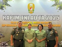 Pangdam IM dan Ketua Persit KCK Daerah IM hadiri Rapim TNI-AD di Jakarta.