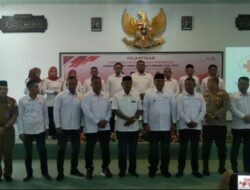 Pj Bupati Aceh Timur Amrullah Hadir Dalam Pelantikan PMI Aceh Timur.