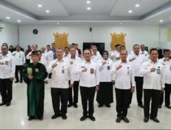 Kepala Kantor Wilayah Dirjenpas Aceh Yan Rusmanto Lantik Pejabat Manajerial di Lingkungan Kanwil