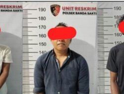 Tiga Pelaku Diduga Terlibat Dalam Penyalahgunaan Narkotika Dibekuk Personel Polsek Banda Sakti