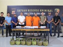 Satreskrim Polresta Banda Aceh Kembali Meringkus Pelaku Serta Penadah Pencurian Belasan Laptop