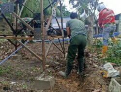 Puasa Tak Halangi Satgas TMMD ke-123 Bangun Fasilitas Air Bersih untuk Masyarakat