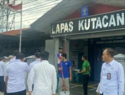 Kolaborasi Petugas, Warga Binaan, dan TNI-Polri dalam Memperbaiki Fasilitas yang Rusak di Lapas Kutacane