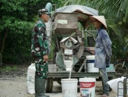 TNI Manunggal Membangun Desa : Infrastruktur dan Pemberdayaan Warga Berjalan Seiring