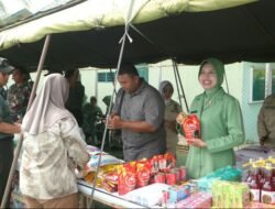 Bazar Murah TNI di Kota Langsa, Membantu Masyarakat Sambut Hari Raya Idul Fitri 1446 H