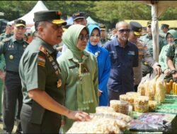 Sambut Idul Fitri 1446 H, Pangdam IM Resmi Buka Bazar TNI serentak di Lapangan Blang Padang.