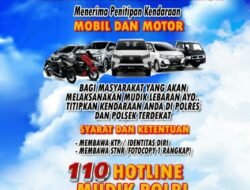 Polres Aceh Timur Terima Penitipan Kendaraan Saat Ditinggal Mudik