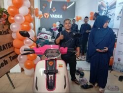 Tren Pemakaian Motor Listrik Meningkat, Yadea Resmi Buka Showroom di Aceh Timur