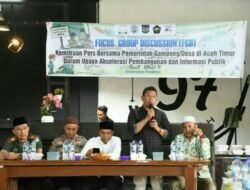 Ciptakan Keterbukaan Informasi Publik, Keuchik di Aceh Timur Gandeng Ratusan Insan Pers