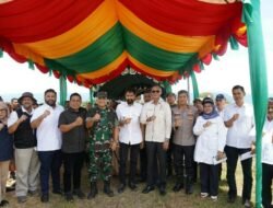 Pangdam IM dan Forkopimda Hadiri Panen Raya Serentak Bersama Presiden RI di Aceh Besar