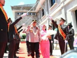 Polres Aceh Timur Gelar Prosesi Tradisi Pedang Pora: Gerbang Kehormatan Menuju Babak Baru Sang Pemimpin AKBP IRWAN KURNIADI,S.I.K.