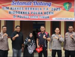 Pastikan Kesehatan Personel Prima, Polres Aceh Timur Gelar Rikkes Berkala