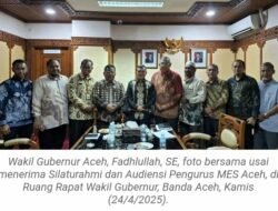 Wagub Fadhlullah Terima Silaturahmi Pengurus Masyarakat Ekonomi Syariah Aceh