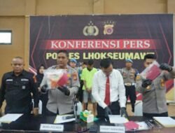 Sat Resnarkoba Polres Lhokseumawe Ungkap Peredaran Sabu Amankan 2 Tersangka Serta Sita 1.1 Kg Sabu