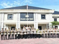 Kapolres Aceh Timur Pimpin Sertijab Wakapolres, Kabagren, Kasat Lantas dan Kapolsek