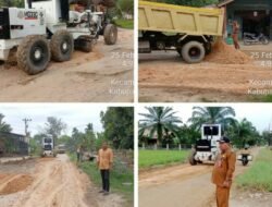 Masyarakat Desa Seuneubok Jalan, Saiful Anwar Beri Apresiasi Camat Idi Tunong