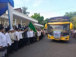 Pemko Langsa Lepas Keberangkatan 186 Jemaah Haji