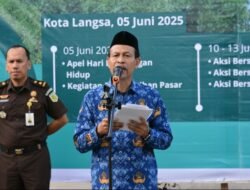 Pemko Langsa Gelar Apel Pagi Dalam Rangka Peringati Hari Lingkungan Hidup. Sedunia 2025