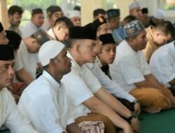 Shalat Idul Adha 1446 H di Masjid Babuttaqwa Polres Aceh Timur Berlangsung Khusyuk.