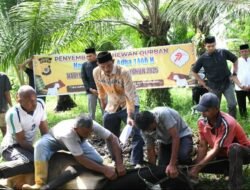 Polres Aceh Timur Salurkan 450 Paket Daging Qurban Kepada Anak Yatim, Fakir Miskin dan Warga Kurang Mampu