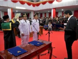 Gubernur Aceh Muzakir Manaf Lantik Zulkifli H Adam dan Suradji Junus sebagai Wali Kota-Wakil Walikota Sabang