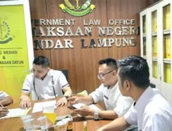 Bantuan Hukum Ke Pemkot, Datun Kejari Bandar Lampung Pulihkan Keuangan Daerah Mencapai Rp.2,6 Milyar Lebih