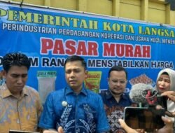 Walikota Langsa Kunjungi Gelar Pasar Murah Pemerintah Kota Di Lapangan Merdeka Langsa