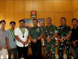 Bangun Sinergi Pemuda dan TNI, Dandim 0104/Atim Terima Audiensi SEMMI Kota Langsa