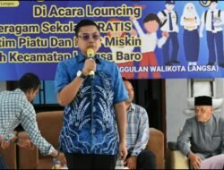 Pemko Langsa Bagikan 2.146 Seragam Sekolah Gratis Untuk Anak Yatim dan Fakir Miskin
