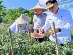 Hasil Panen Melimpah, Kakanwil Ditjenpas Aceh Pimpin Panen Raya di Rutan Jantho