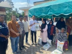 Wakil Bupati Aceh Timur Launching Perdana Bantuan Pangan.