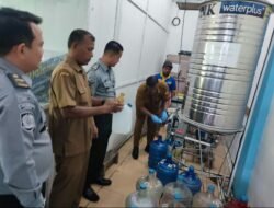 Lapas Banda Aceh Gandeng Dinas Kesehatan Aceh Besar Uji Kelayakan Air Minum Isi Ulang.