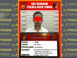 Cabuli Anak Tiri, Pria di Indra Makmur Diamankan ke Polres Aceh Timur