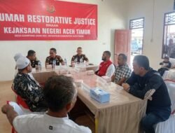 Kejari Aceh Timur Laksanakan Proses Restorative Justice