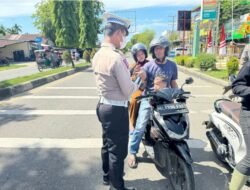 Pelaksanaan Ops Patuh Seulawah 2025 Polres Langsa Lakukan 249 Tilang dan 100 Teguran Pada Pelanggar Lalulintas