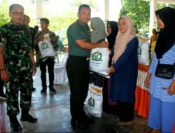 Perkuat Ketahanan Pangan Rakyat: Dandim 0104/Atim Hadiri Penyaluran Beras SPHP Serentak Nasional Bersama Menhan dan Panglima TNI