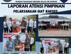 “Merdeka Peduli Sesama” Rutan Sipirok Adakan Bakti Sosial