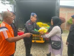 Brimob Kompi 2 Batalyon B Pelopor Kerja Sama dengan Bulog KC Langsa, Meluncurkan Gerakan Pangan Murah Stabilitas Pasokan dan Harga Pangan (GPM SPHP)