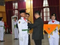 Walikota Langsa Kukuhkan 26 Anggota Paskibaraka Tahun 2025