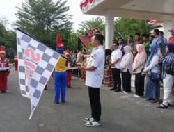 Walikota Langsa Lepas Pawai Alegoris HUT kemerdekaan RI ke-80