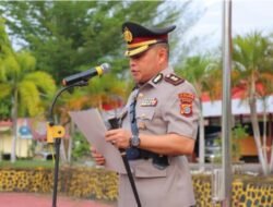 Kapolres Aceh Tamiang Pimpin Upacara Hari Juang Polri Tahun 2025